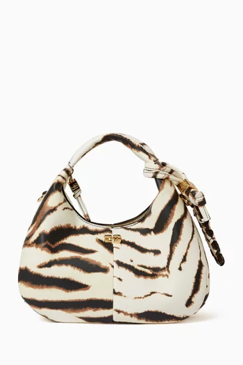 Hobo Mini Shoulder Bag in Vitello Calf Leather