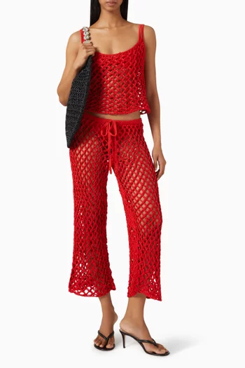 Clara Open-knit Pants