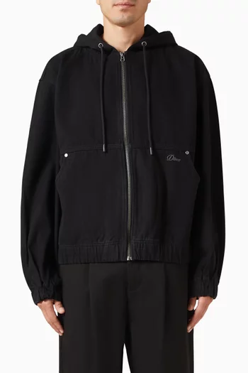 Hooded Jacket in Denim