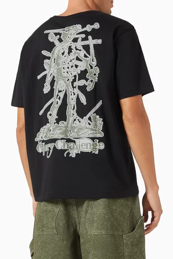 Challenged T-Shirt in Cotton