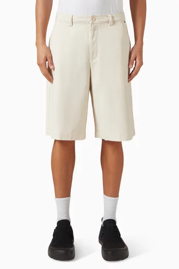 Baggy Chino Shorts in Cotton
