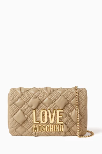Chess Q Crossbody Bag in Faux Leather
