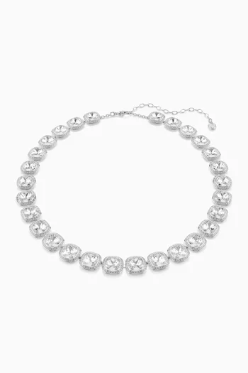 Una Angelic Necklace in Rhodium-plated Metal