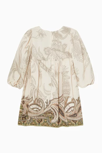 Paisley Print Dress