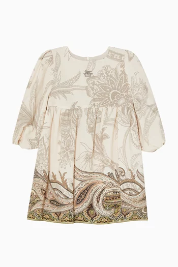 Paisley Print Dress