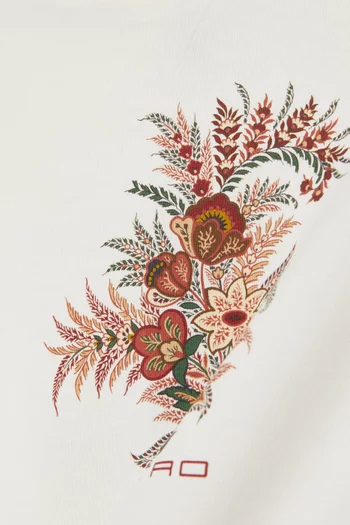 Graphic-print T-shirt in Cotton