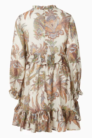 Floral-print Dress