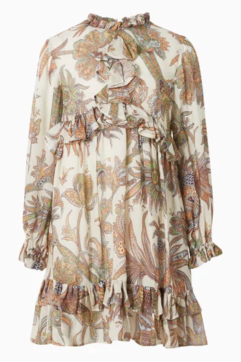 Floral-print Dress
