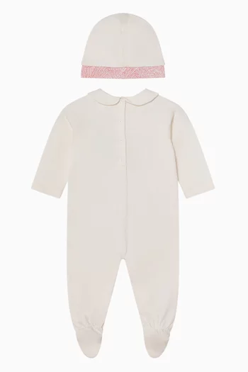 Sleepsuit Gift Set in Cotton Poplin