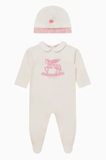 Sleepsuit Gift Set in Cotton Poplin