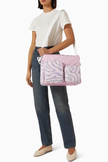 Pucci-printed Changing Bag in Nylon
