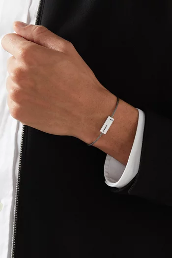 5g Brushed Cable Bracelet in Ceramic