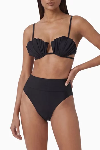 Seashell High-leg Bikini Set