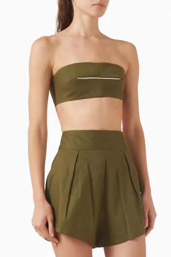 Solid Bandeau Top
