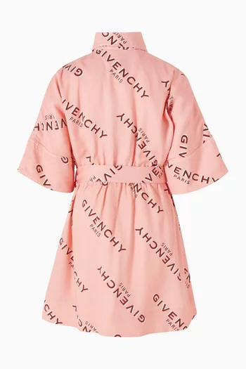 Logo-print Shirt Dress
