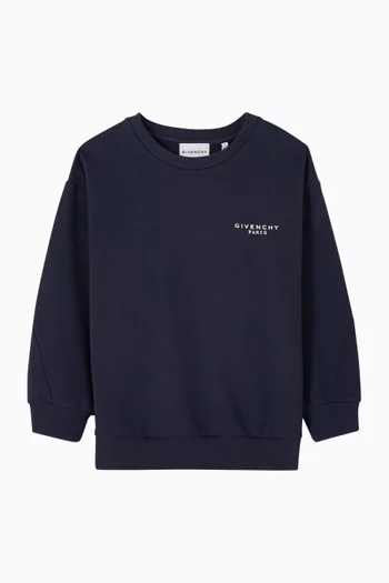 Logo Sweat Shirt in Organic Cotton