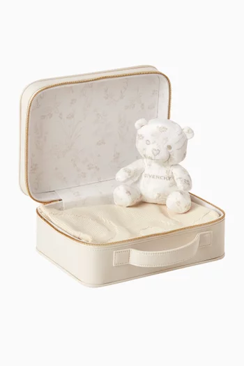 Blanket & Teddy Bear Suitcase Box