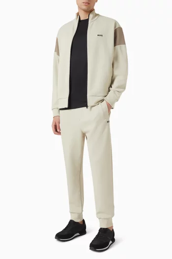 Zip-up Sweatshirt in Cotton-blend