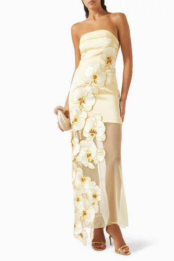 Orchid Embroidered Dress