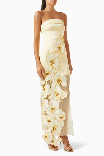 Orchid Embroidered Dress