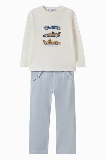 Straight-leg Pants