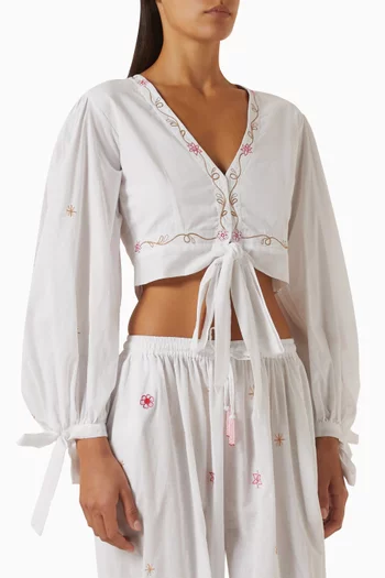 Eden Crop Top in Cotton