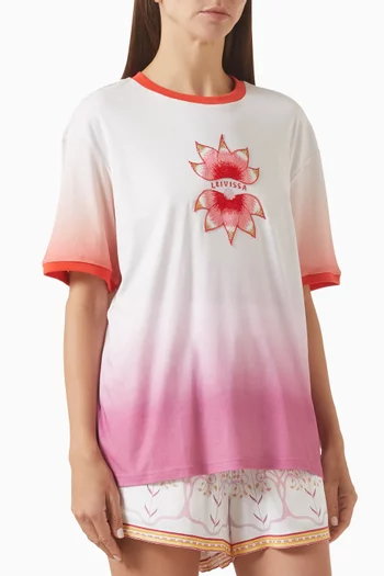 Lotus T-shirt in Cotton