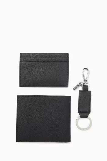 3-piece Gift Set in Cowhide Leather