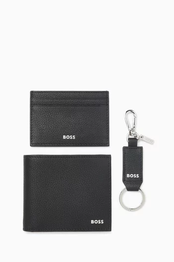 3-piece Gift Set in Cowhide Leather