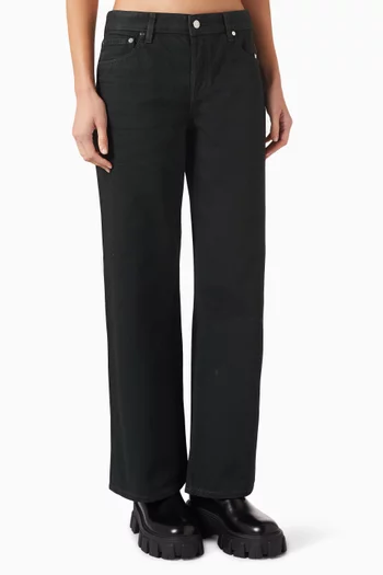 Low Rise Baggy Jeans in Cotton