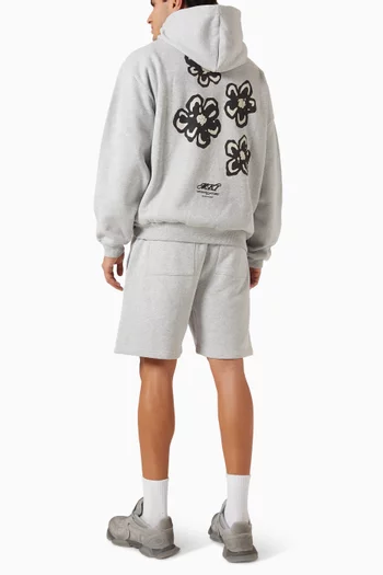 Hibiscus Oversized Hoodie