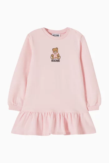 Teddy Print Dress