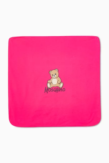 Teddy Bear Blanket in Cotton