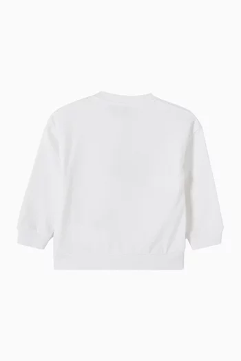 Bear Sweatshirt in Cotton