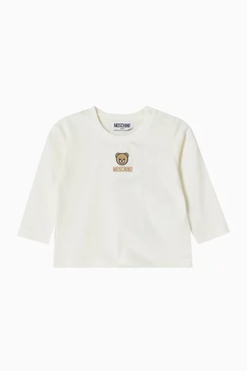 Logo-print T-shirt in Jersey