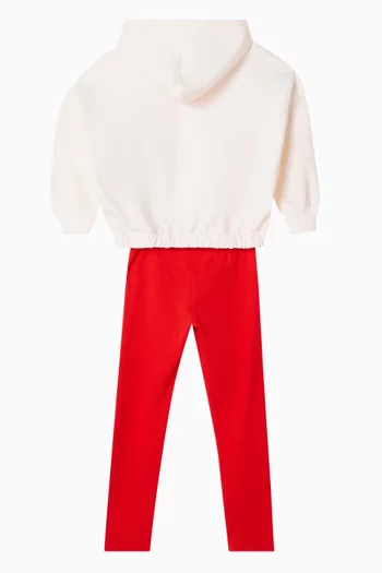 Heart Logo T-Shirt & Leggings Set in Cotton