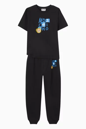 Logo Print T-Shirt in Cotton
