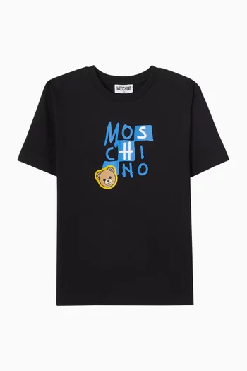 Logo Print T-Shirt in Cotton
