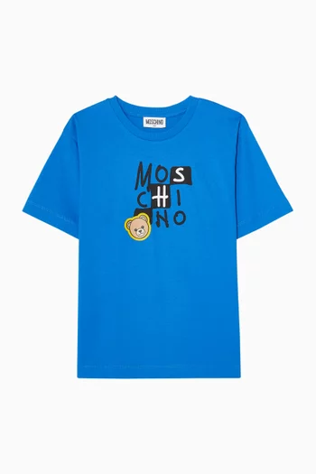 Logo Print T-Shirt in Cotton