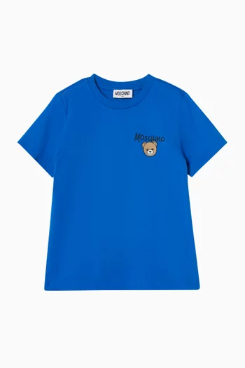 Teddy Logo T-Shirt in Cotton
