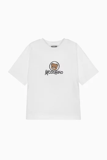 Teddy Logo T-Shirt in Cotton