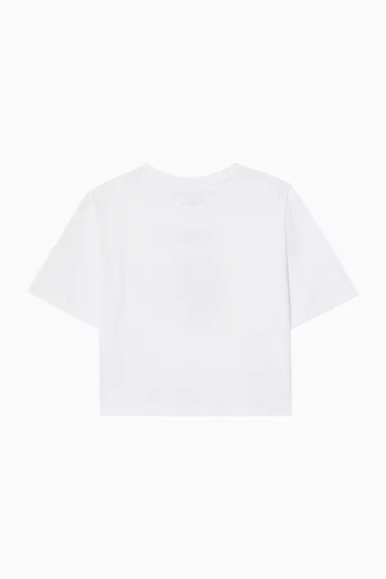 Cropped T-Shirt in Cotton