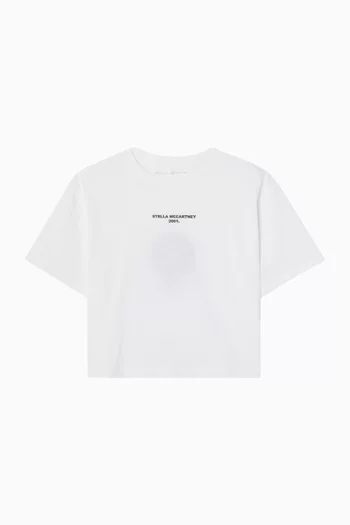Cropped T-Shirt in Cotton