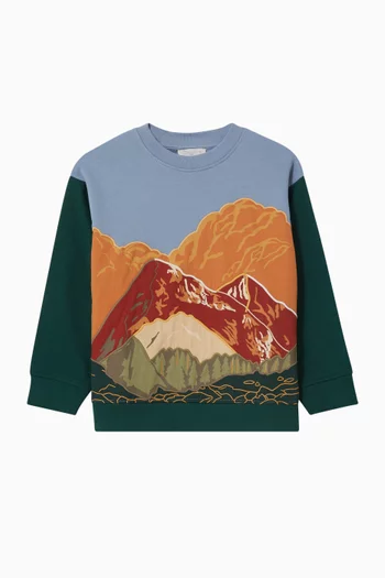 Mountain Sweatshirt in Cotton