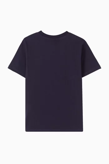 Tiger-print T-shirt in Cotton