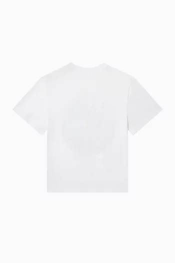 Earth Logo-print T-shirt in Cotton