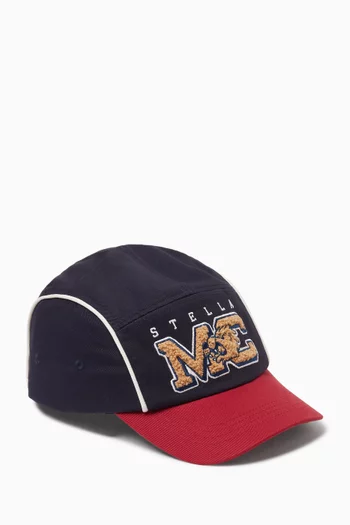 Logo Baseball Hat in Organic Cotton Canvas