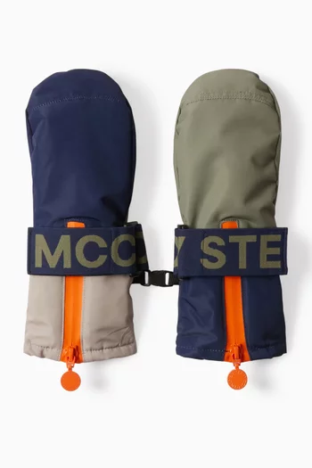 Colourblock Snow Gloves