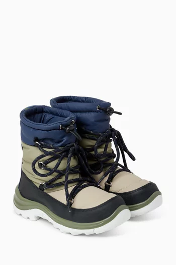 Logo Panelled Ski Boots