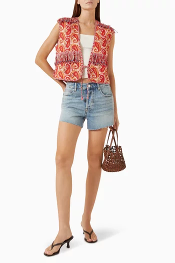 Quilted Vest in Cotton